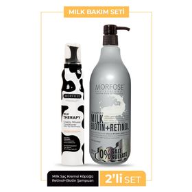 Morfose 200 ml 3 Adet Milk Therapy Saç Köpüğü