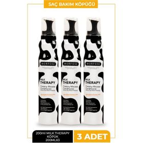 Morfose 200 ml 3 Adet Milk Therapy Saç Köpüğü