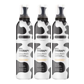 Morfose 3x350 ml Milk Therapy Saç Bakım Köpüğü