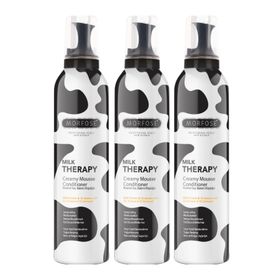 Morfose 3x350 ml Milk Therapy Saç Bakım Köpüğü