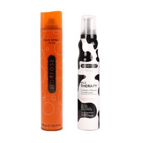Morfose 400 ml Turuncu Saç Spreyi + 200 ml Milk Therapy Saç Köpüğü