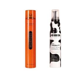 Morfose 400 ml Turuncu Saç Spreyi + 200 ml Milk Therapy Saç Köpüğü