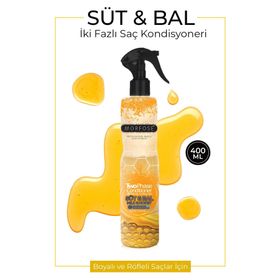 Morfose Boyalı ve Röfleli Saçlar İçin Çift Fazlı Süt Bal 400 ml Fön Suyu