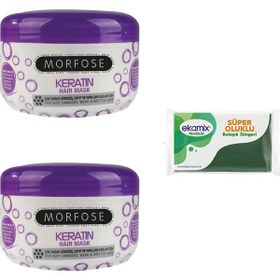 Morfose Hair Mask Keratin 2x500 ml Saç Maskesi