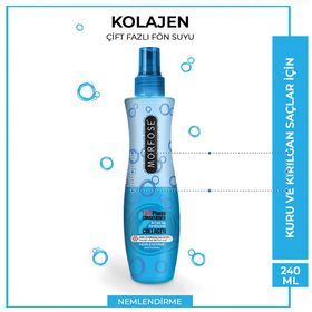 Morfose İki Fazlı Fön Suyu 240 ml Collagen Kuru Saçlar Sıvı Saç Kremi
