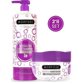 Morfose Keratin 1000 ml Keratin Şampuan + 500 ml Saç Maskesi