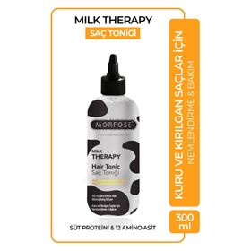 Morfose Milk Therapy 300 ml Nemlendirici Kepek Karşıtı Besleyici ve Parlatıcı Saç Toniği
