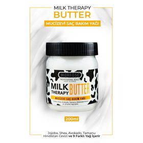 Morfose Milk Therapy Butter 200 ml Mucizevi Saç Bakım Yağı