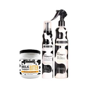 Morfose Milk Therapy Butter + Çift Fazlı 400 ml Fön Suyu + Milk Therapy 200 ml Saç Köpüğü