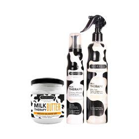 Morfose Milk Therapy Butter + Çift Fazlı Fön Suyu 400 ml + 350 ml Morfose Ultra Strong Saç Köpüğü