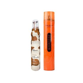 Morfose Milk Therapy Chocolate 200 ml Saç Bakım Köpüğü ve Ultra Strong Saç Spreyi