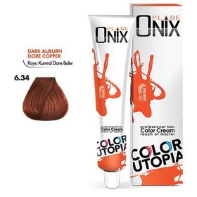 Morfose Onix 6.34 Koyu Kumral Dore Bakır 60 ml Saç Boyası