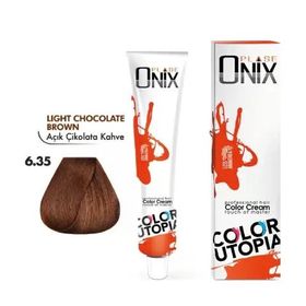 Morfose Onix 6.35 Açık Çikolata Kahve 60 ml Tüp Saç Boyası