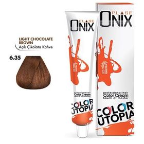 Morfose Onix 6.35 Açık Çikolata Kahve 60 ml Tüp Saç Boyası