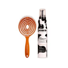 Morfose Oval Saç Fırçası + Milk Therapy 200 ml Saç Köpüğü