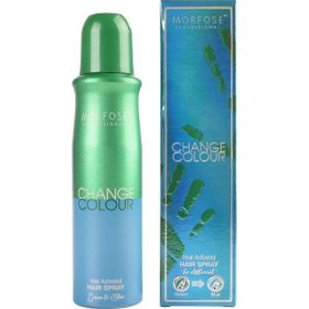 Morfose Renk Değiştiren Yeşil-Mavi Geçici Sprey Saç Boyası 150 ml