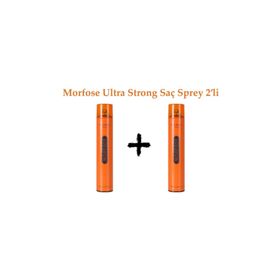 Morfose Ultra Strong 2x400 ml Turuncu Saç Spreyi