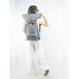 Morikukko Basic Grey Fuchsia Sırt Çantası