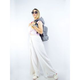 Morikukko Basic Grey Fuchsia Sırt Çantası