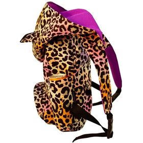 Morikukko Kids Ombre Cheetah Çıkabilir Kapüşonlu Çocuk Sırt Çantası