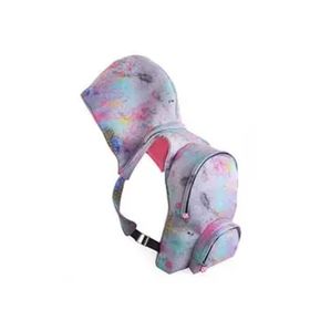 Morikukko Pollock Neon Pink Çıkabilir Kapüşonlu Sırt Çantası