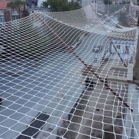 Morilu 10 cm Gözenek 6 mm İp 3x3 mt Beyaz Güvenlik Filesi
