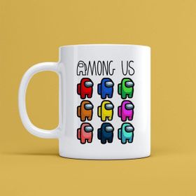 Morinna MR02 Among Us Tasarımlı Beyaz Kupa