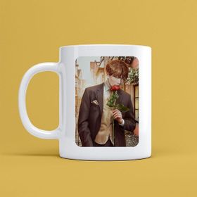 Morinna MR05 Bts Tasarımlı Beyaz Kupa