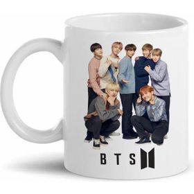 Morinna MR17 Bts Tasarımlı Beyaz Kupa