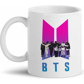 Morinna MR18 Bts Tasarımlı Beyaz Kupa