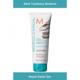 Moroccanoil Color Depositing Platinum Renk Tazeleyici 200 ml Saç Bakım Maskesi 200 ml