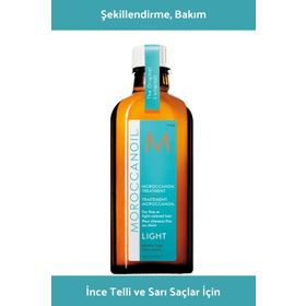Moroccanoil Light Treatment 100 ml İnce Telli veya Sarı Saçlar için Hafif Bakım Yağı