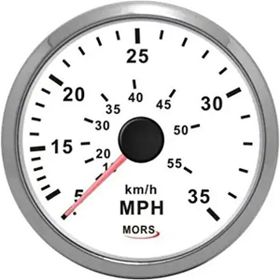 Mors 35mph Beyaz Sürat Göstergesi