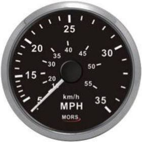 Mors 35mph Siyah Sürat Göstergesi