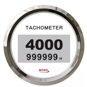 Mors 4000rpm Beyaz Dijital Devir Göstergesi