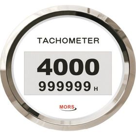 Mors 4000rpm Beyaz Dijital Devir Göstergesi