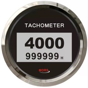 Mors 4000rpm Siyah Dijital Devir Göstergesi