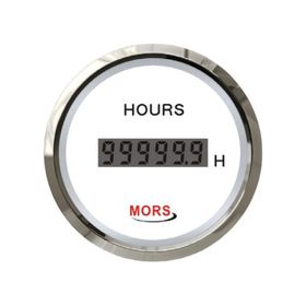 Mors Beyaz Dijital Motor 12-24V Zaman Saati