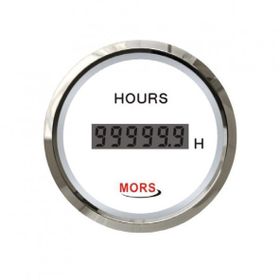 Mors Beyaz Dijital Motor 12-24V Zaman Saati
