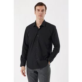 Morven Siyah Elegance Regular Fit Erkek Gömlek