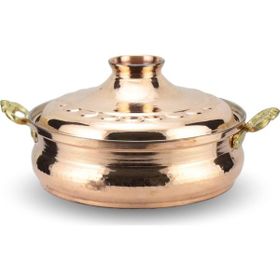Morya El Dövmesi Derin Karnıyarık 28 cm Bakır Tencere