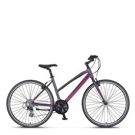 Mosso Legarda-2321-LDM-V 460H 28 Jant 21 Vites Antrasit Pembe Kadın Şehir Bisikleti