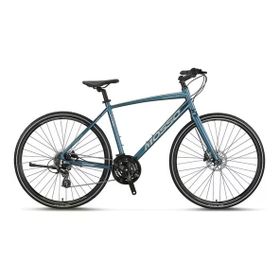 Mosso Legarda PRO X18 MDM 460H HD 28 Jant 18 Vites Mavi Gümüş Erkek Şehir Bisikleti