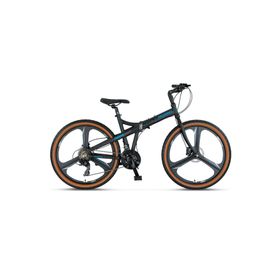 Mosso Marine ACR H 26 Jant 21 Vites HD Siyah Mavi Katlanır Bisiklet