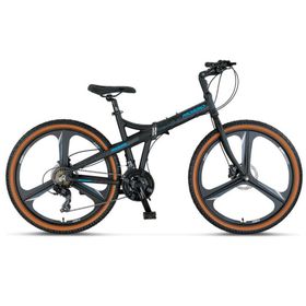 Mosso Marine ACR H 26 Jant 21 Vites HD Siyah Mavi Katlanır Bisiklet