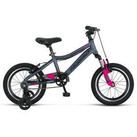 Mosso Wildfire L-16-V 255H V 16 Jant Antrasit Pembe Kız Çocuk Bisikleti