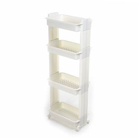 Motek 4'lü Tekerlekli Organizer Raf