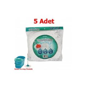 Motek 5 Adet Pratical Mop Yedek Mikrofiber Püskül