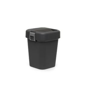 Motek 8 lt Comfort Dust Bin Siyah Çöp Kovası