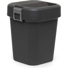 Motek 8 lt Comfort Dust Bin Siyah Çöp Kovası